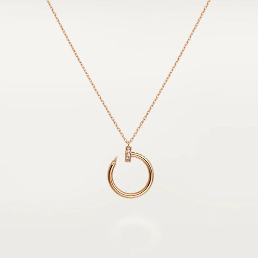 [⭐Luxery]JUSTE NECKLACE PINK GOLD