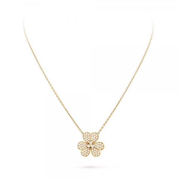 [⭐Luxery]FLOWER DIAMOND NECKLACE