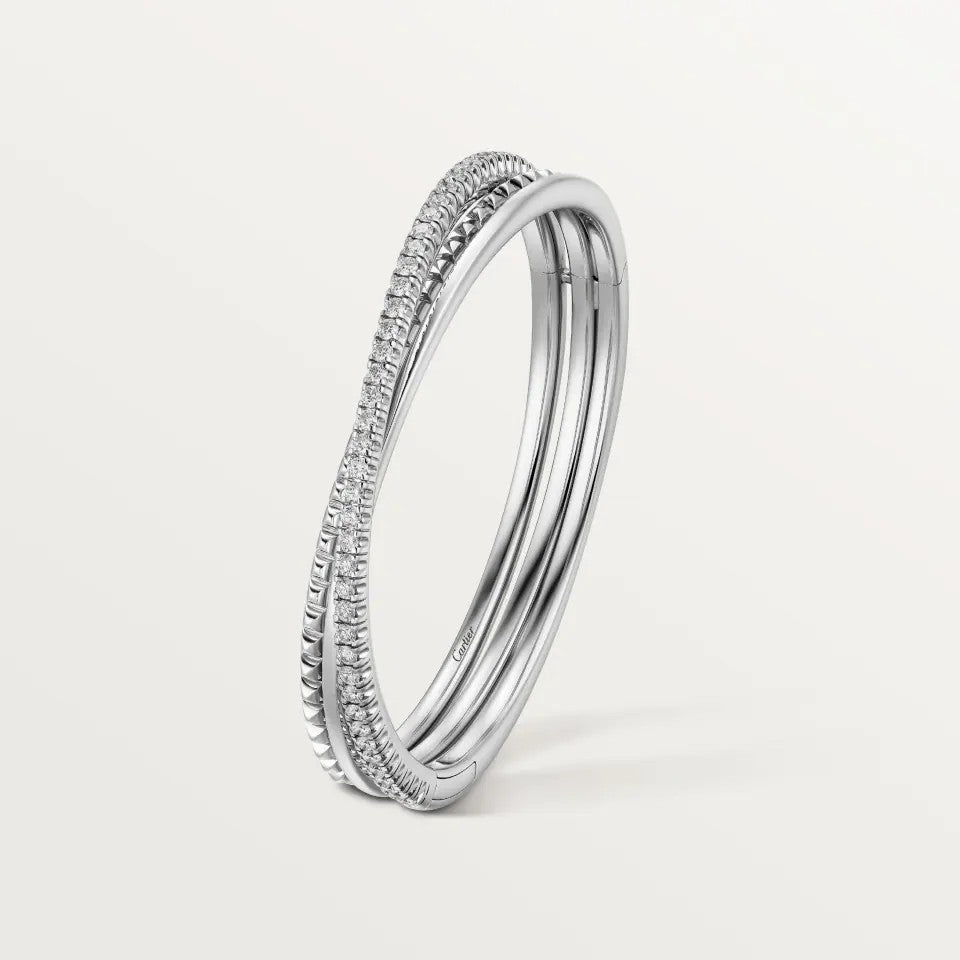 [⭐Luxery]ETINCELLE HALF-PAVED DIAMOND BRACELET
