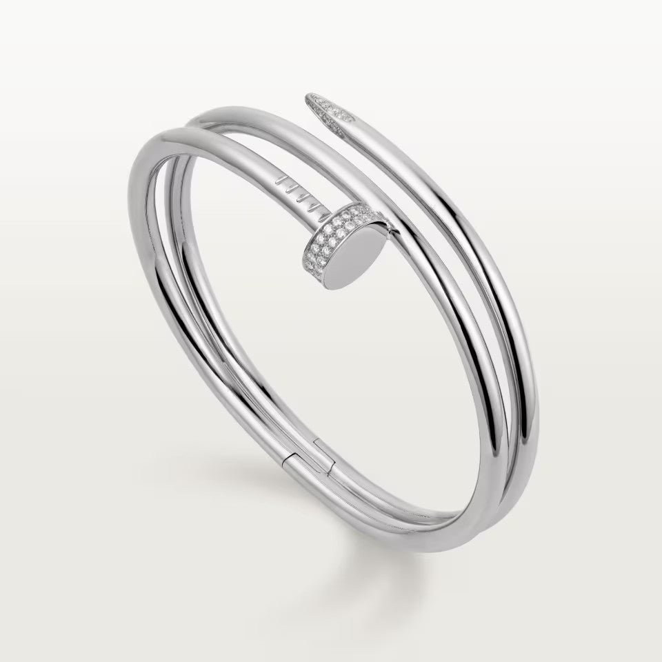 [⭐Luxery]JUSTE BRACELET 3.5MM DOUBLE ROW DIAMOND
