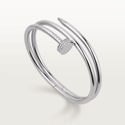 [⭐Luxery]JUSTE BRACELET 3.5MM DOUBLE ROW DIAMOND
