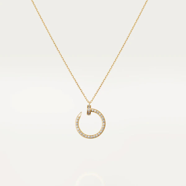 [⭐Luxery]JUSTE NECKLACE GOLD DIAMONDS