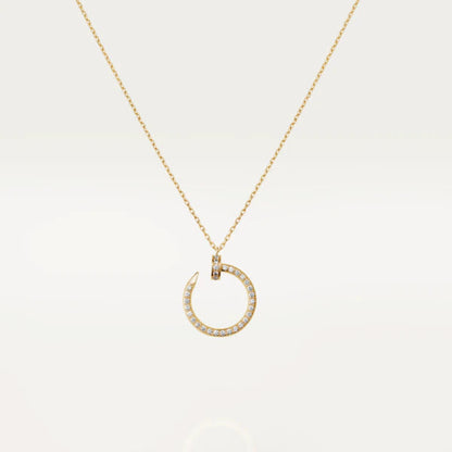 [⭐Luxery]JUSTE NECKLACE GOLD DIAMONDS