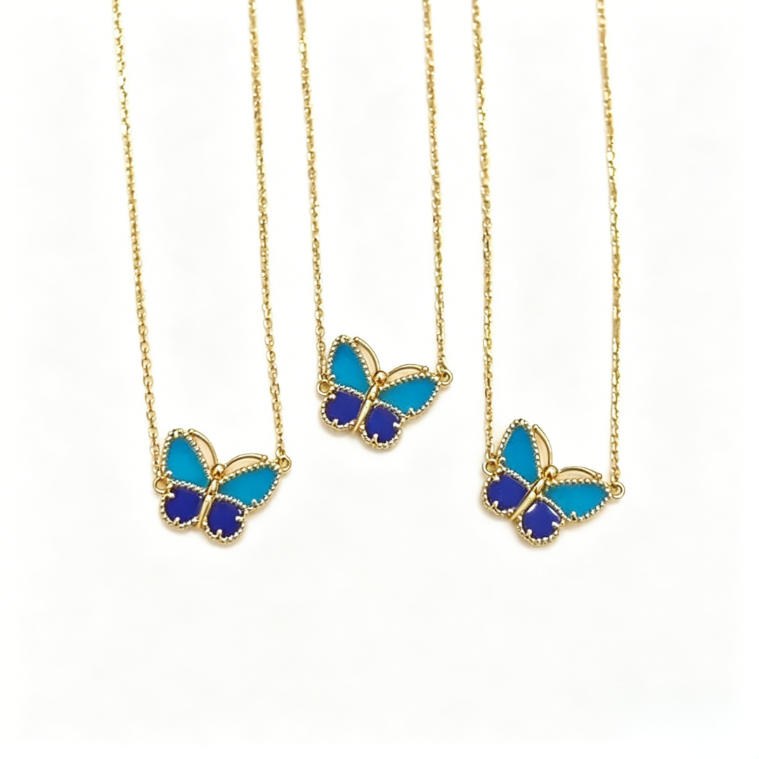 [⭐Luxery]  2026 NEW LUCKY BUTTERFLY 1 MOTIFS NECKLACE