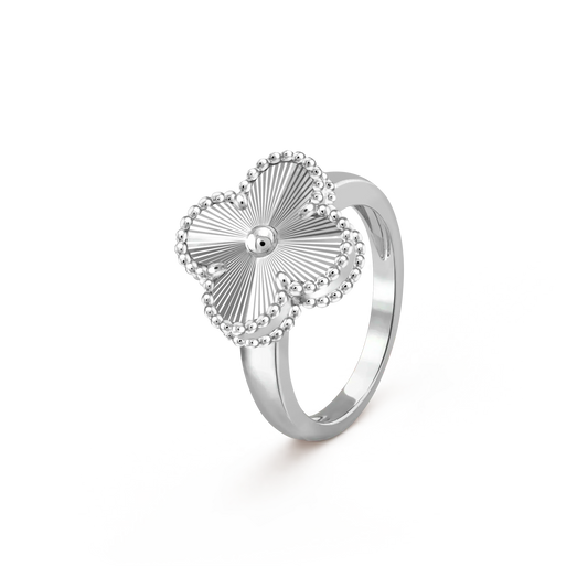 [⭐Luxery]CLOVER SILVER RING