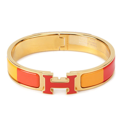 [⭐Luxery]H BRACELET ORANGE RAINBOW CERAMIC