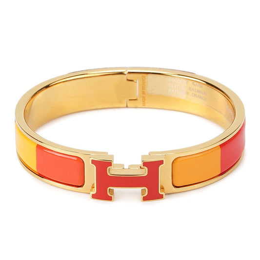 [⭐Luxery]H BRACELET ORANGE RAINBOW CERAMIC