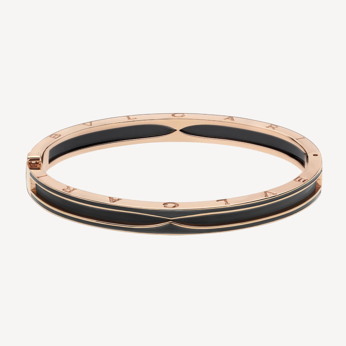 [⭐Luxery]ZERO 1 PINK GOLD WITH MATTE BLACK CERAMIC BRACELET