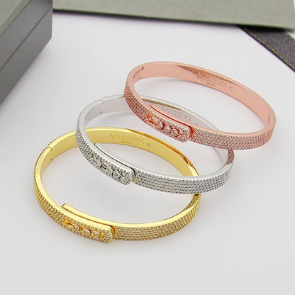[⭐Luxery]Move Noa Full Pavé Diamond Bangle Bracelet