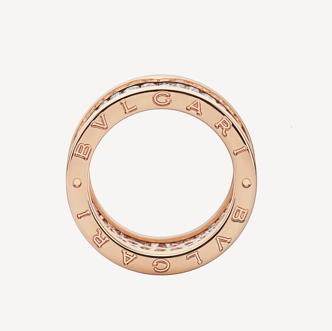 [⭐Luxery]ZERO 1 WITH PAVED DIAMONDS ON THE SPIRAL RING