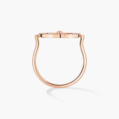 [⭐Luxery]Demo MOVE PINK GOLD DIAMOND RING