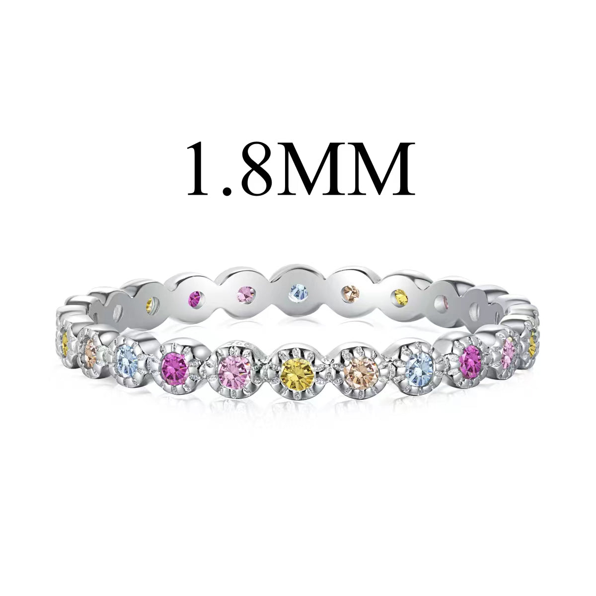 [Luxery Jewelry]Unique Scintillating Round Cut Daily Ring
