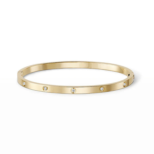 [⭐Luxery]LOVE BRACELET 3.65MM 10 DIAMONDS