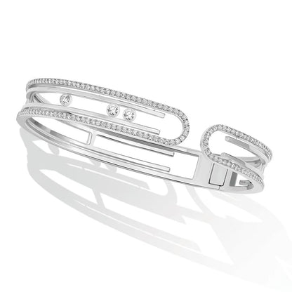 [⭐Luxery]MOVE 10TH PAVED DIAMOND BRACELET