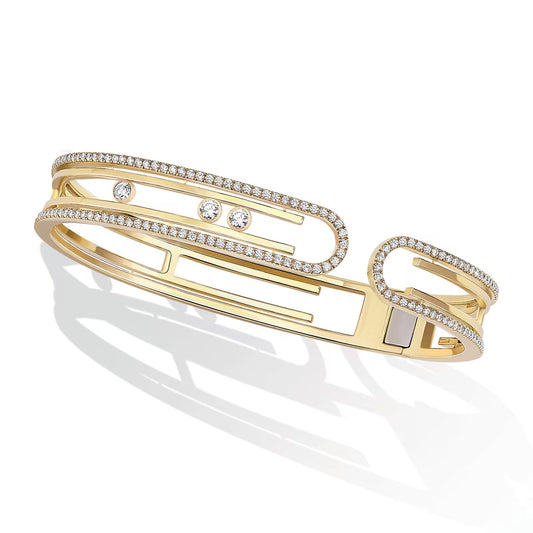 [⭐Luxery]MOVE 10TH PAVED DIAMOND BRACELET