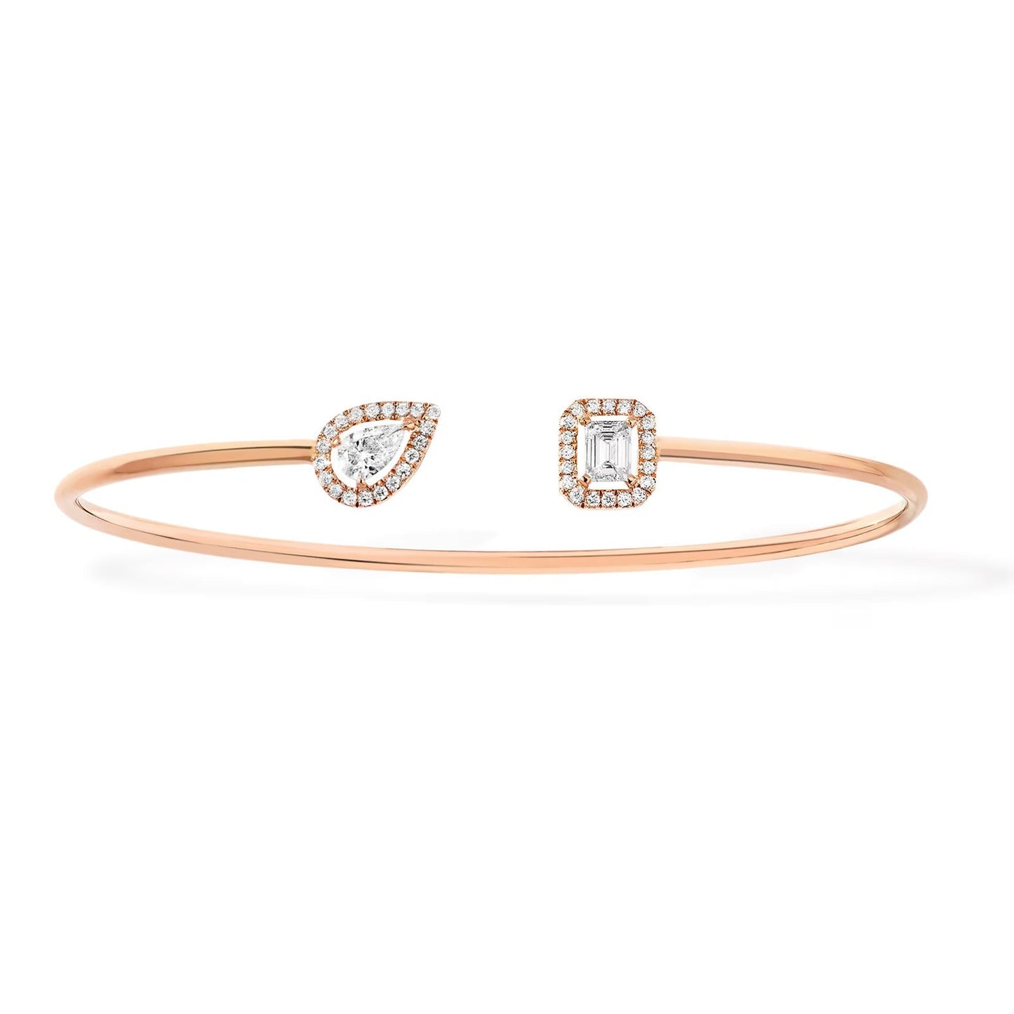 [⭐Luxery]JONC FLEX MY TWIN TOI & MOI SILVER DIAMOND BRACELET