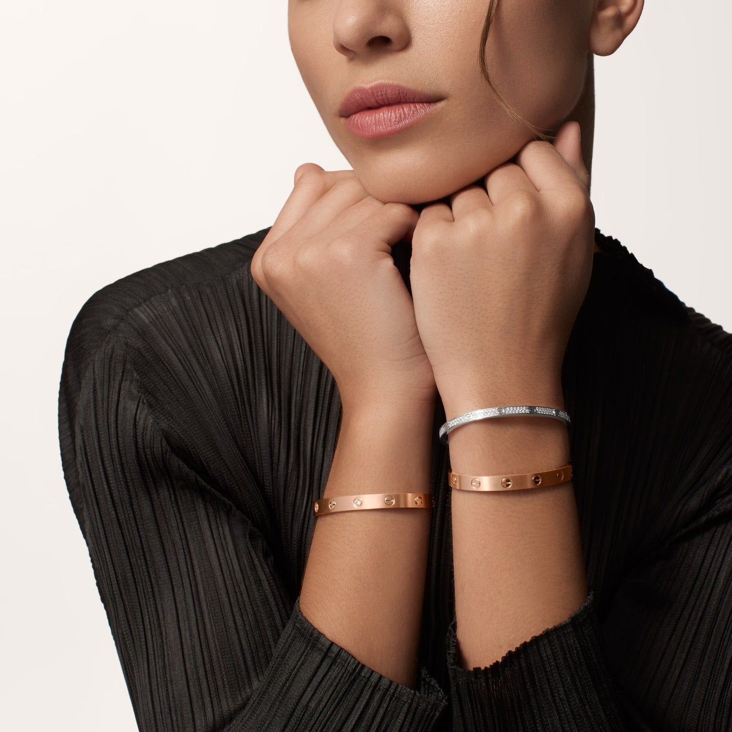 [⭐Luxery]LOVE BRACELET 6.1MM BRUSHED