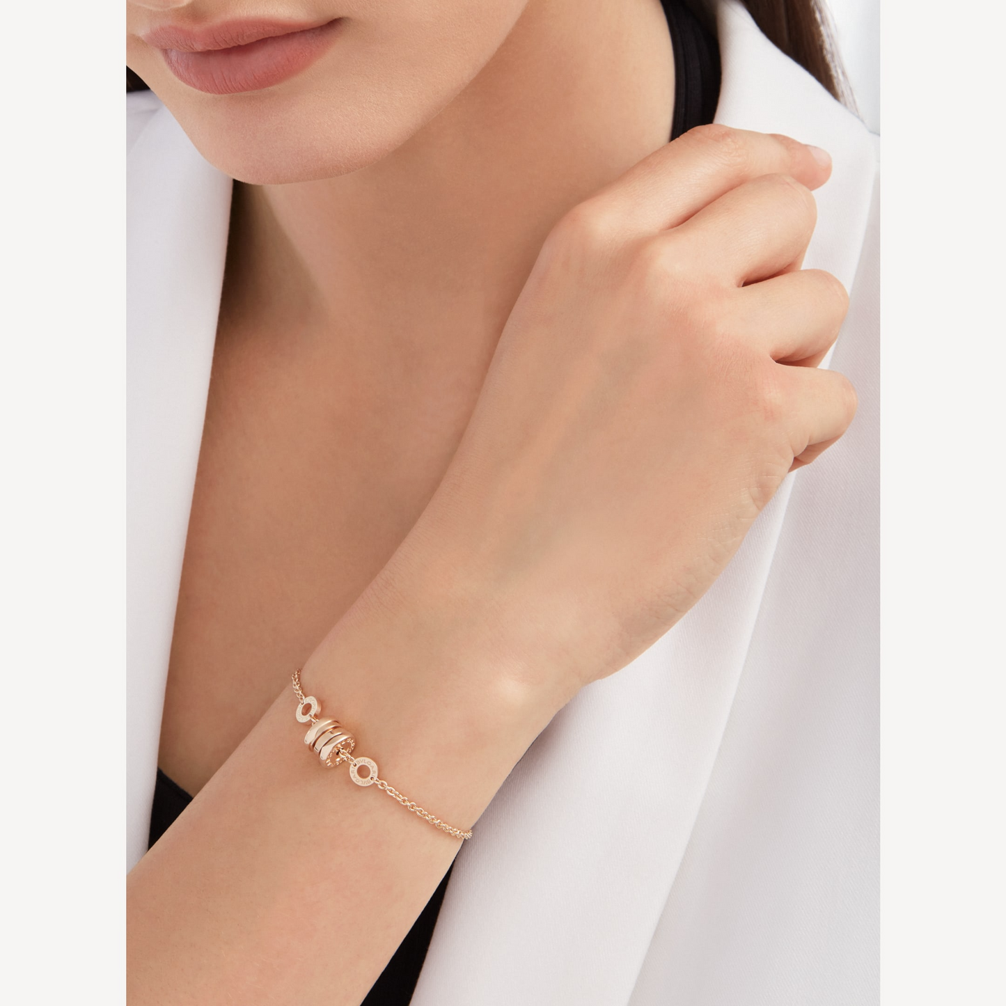 [⭐Luxery]ZERO 1 SOFT PINK GOLD BRACELET