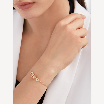 [⭐Luxery]ZERO 1 SOFT PINK GOLD BRACELET