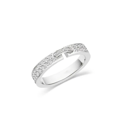[⭐Luxery]ALLIANCE LIENS VIDENCE PAVED DIAMOND 4MM RING