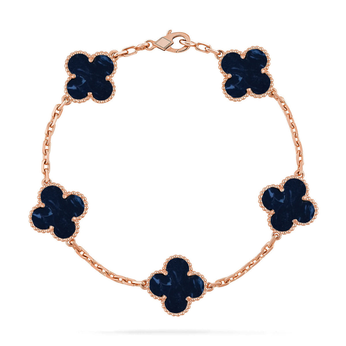 [⭐Luxery]CLOVER 5 MOTIF PIETERSITE BRACELET COLLECTION