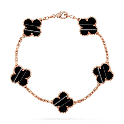 [⭐Luxery] CLOVER 5 MOTIF PULSAR STONE BRACELET COLLECTION