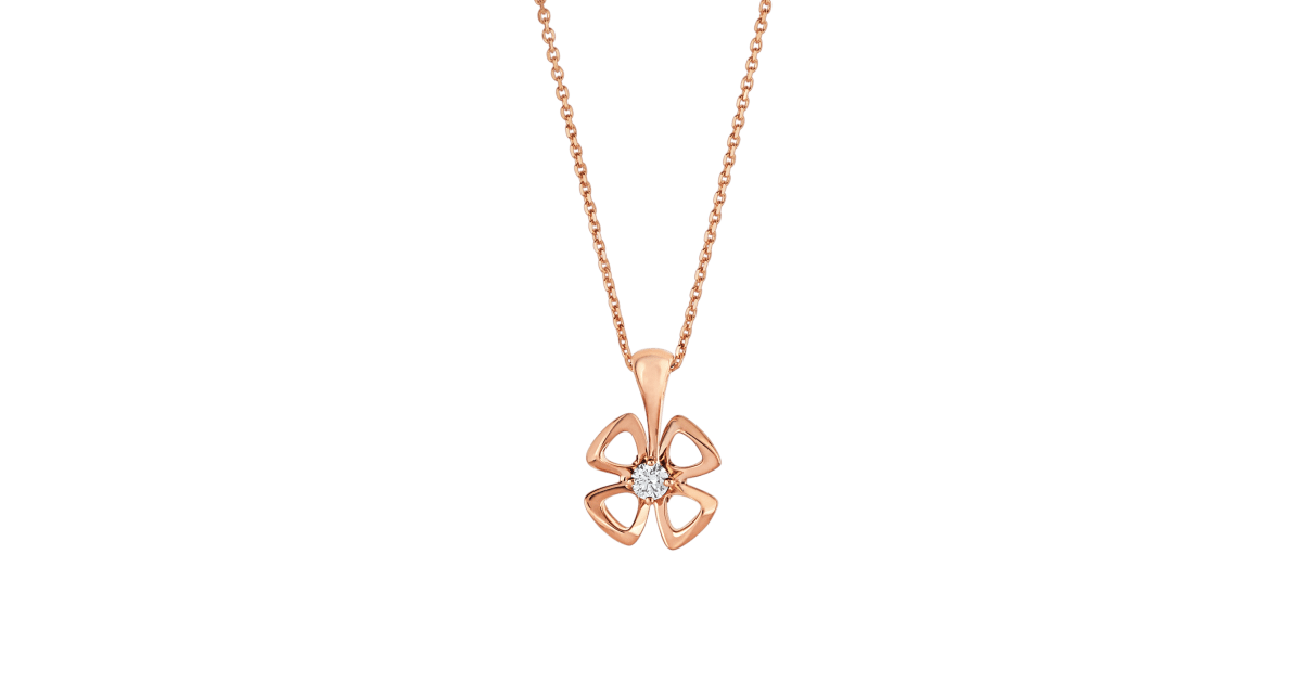 [⭐Luxery]FIOREVER NECKLACE DIAMOND CENTER