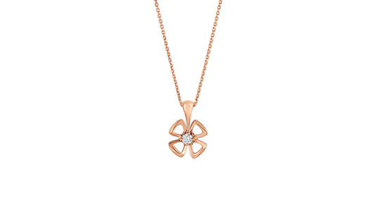 [⭐Luxery]FIOREVER NECKLACE DIAMOND CENTER