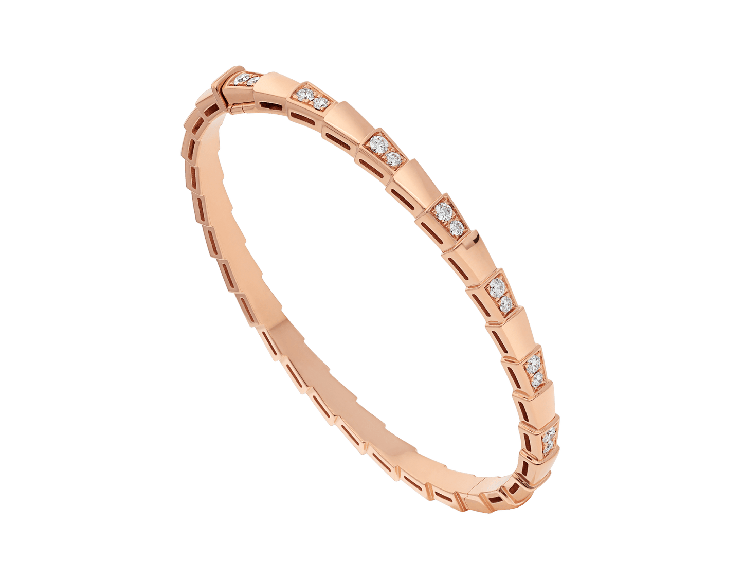 [⭐Luxery]SERPENTI BRACELET PINK GOLD DIAMOND