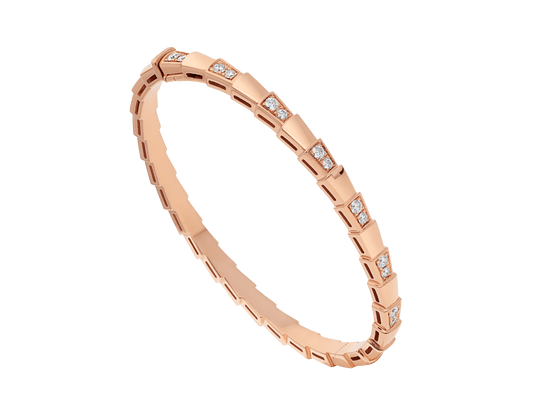 [⭐Luxery]SERPENTI BRACELET PINK GOLD DIAMOND