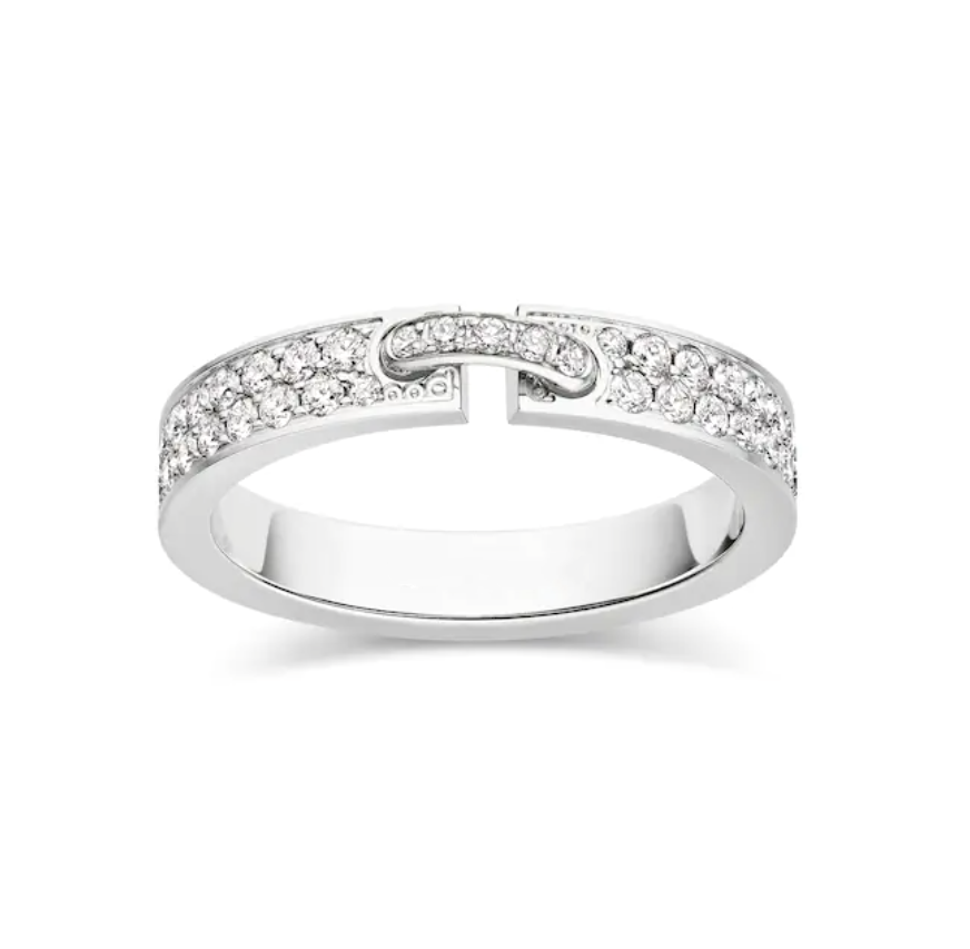[⭐Luxery]ALLIANCE LIENS VIDENCE PAVED DIAMOND 4MM RING