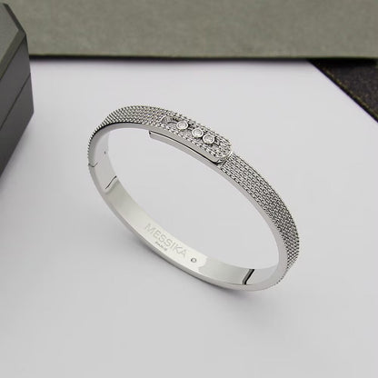 [⭐Luxery]Move Noa Full Pavé Diamond Bangle Bracelet