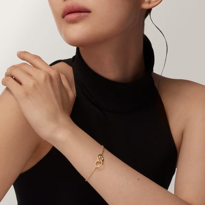 [⭐Luxery]LOVE BRACELET DOUBLE RING