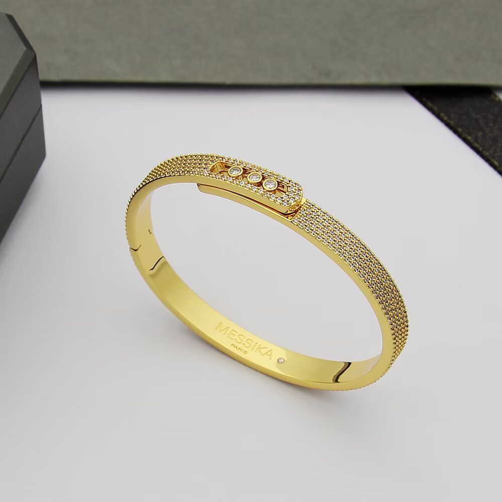 [⭐Luxery]Move Noa Full Pavé Diamond Bangle Bracelet