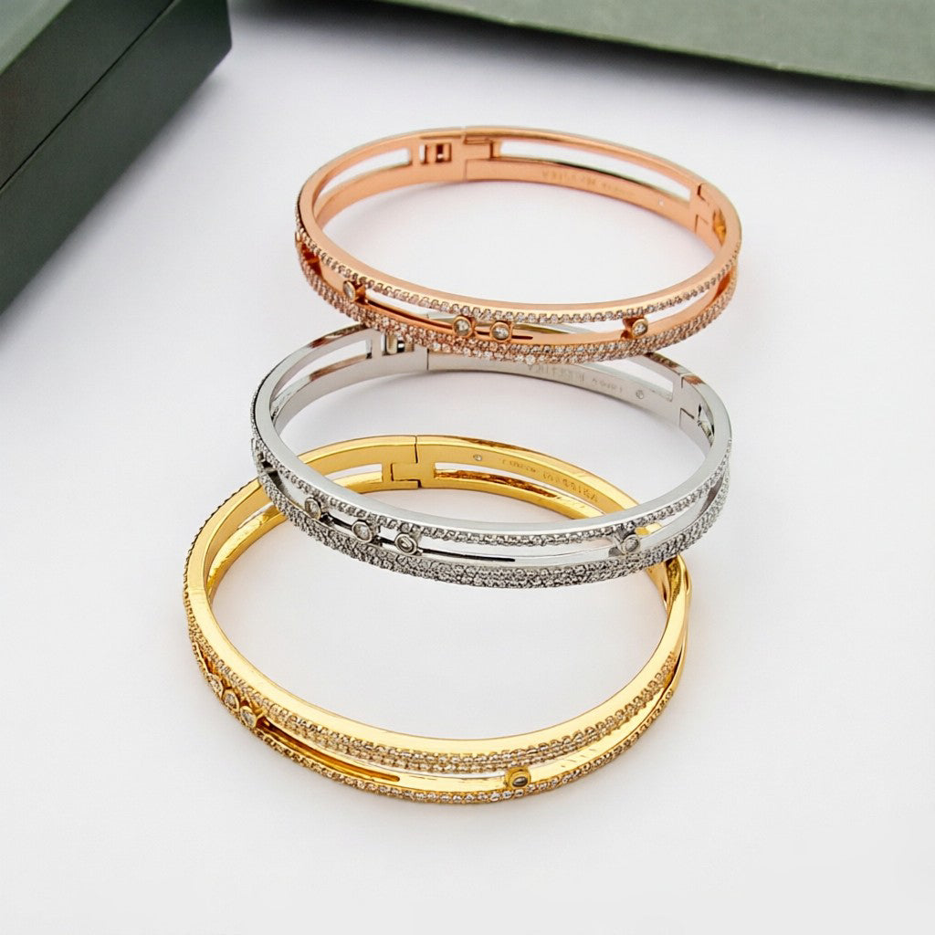 [⭐Luxery]Move Romane pavé bangle