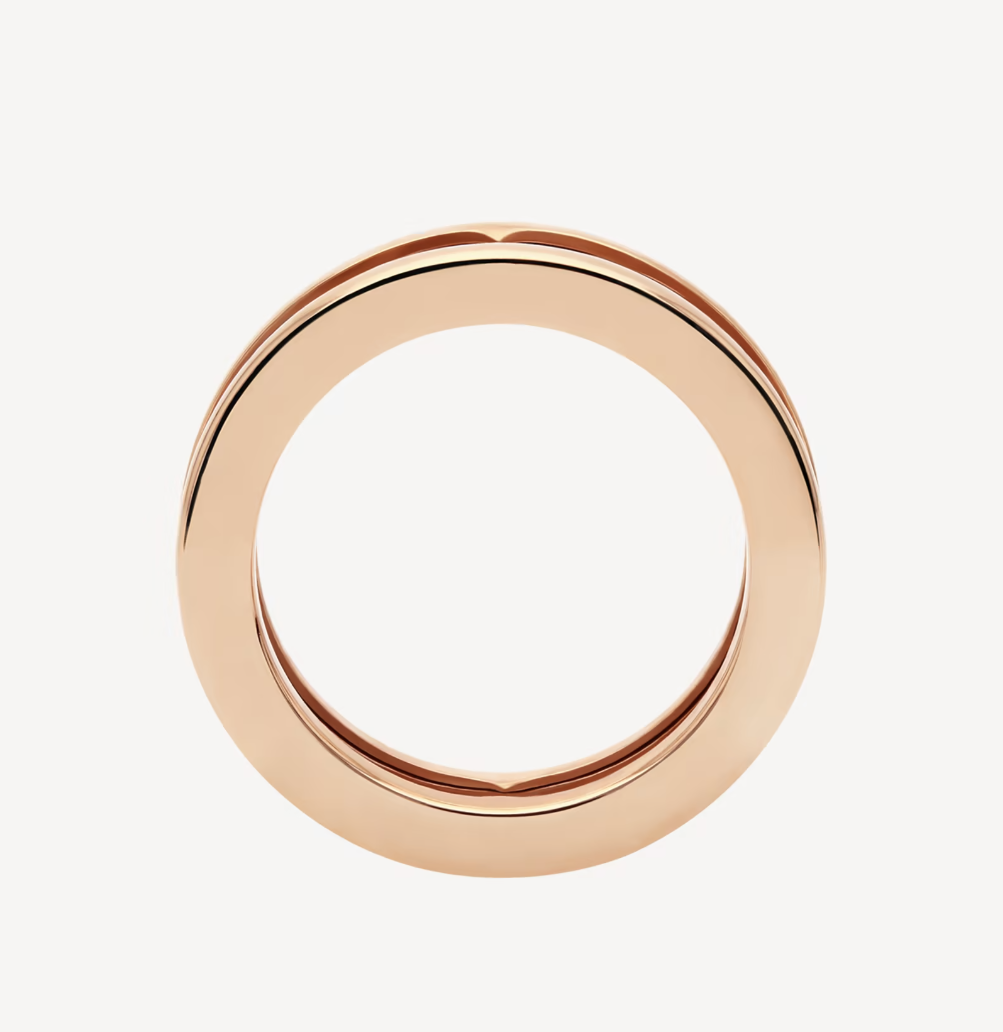[⭐Luxery]ZERO 1 ONE-BAND WITH OPENWORK LOGO SPIRAL RING