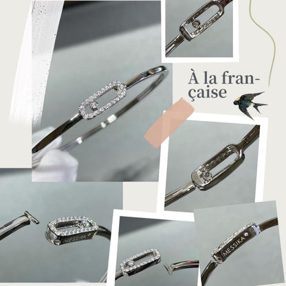 [⭐Luxery]Move Uno pavé flex bangle medium