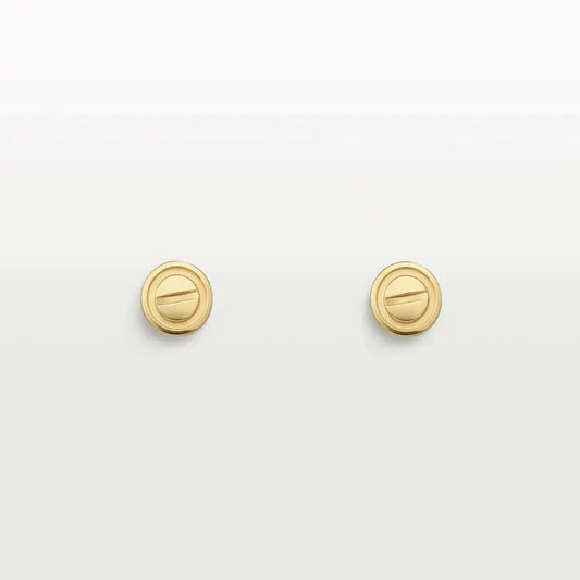 [⭐Luxery]LOVE EARRINGS GOLD 10MM