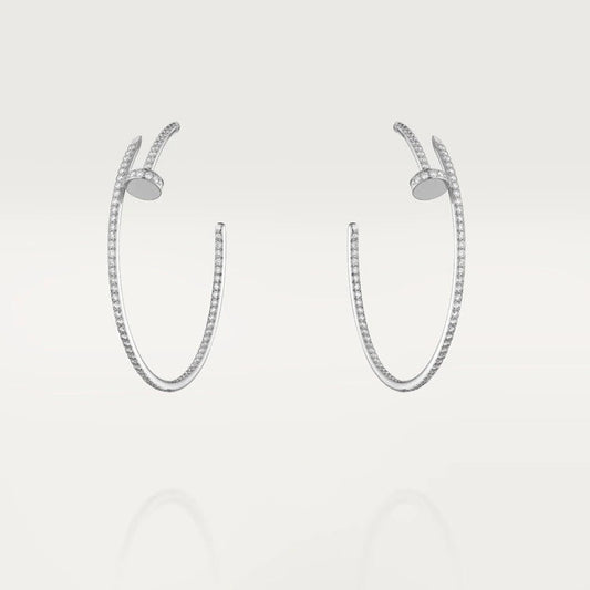 [⭐Luxery]JUSTE EARRINGS FULL DIAMONDS 1.8MM
