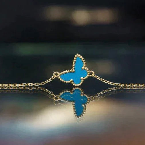 [⭐Luxery]BUTTERFLY TURQUOISE BUTTERFLY BRACELET