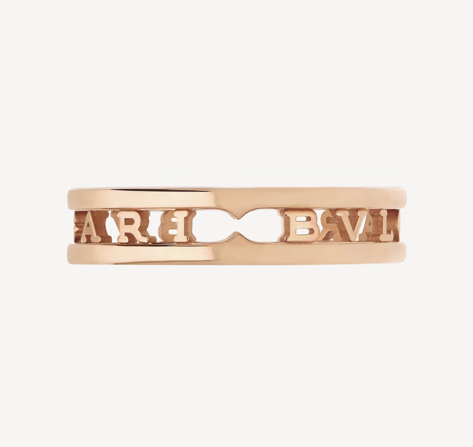 [⭐Luxery]ZERO 1 ONE-BAND WITH OPENWORK LOGO SPIRAL RING