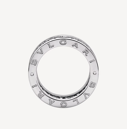 [⭐Luxery]ZERO 1 WITH PAVED DIAMONDS ON THE SPIRAL RING