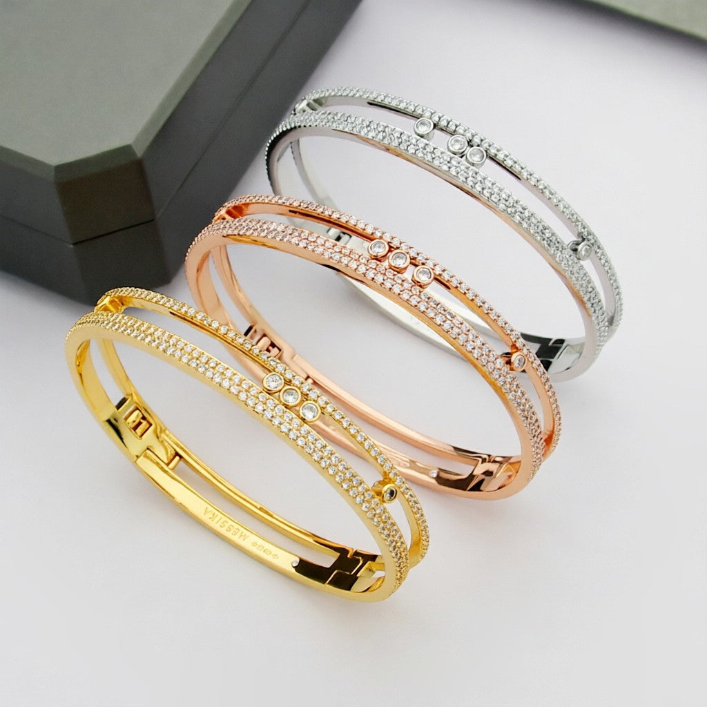 [⭐Luxery]Move Romane pavé bangle