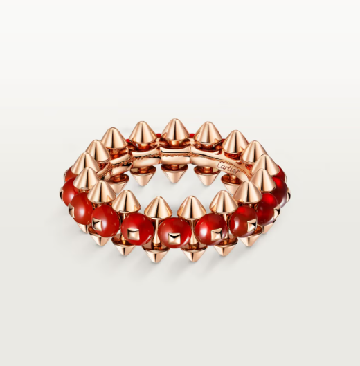 [⭐Luxery]CLASH ELEGANT ROSE GOLD RING FEATURING NATURAL AGATE