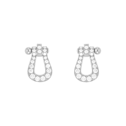 [⭐Luxery]FORCE 10 FULL DIAMOND STUD EARRINGS MINI MODEL