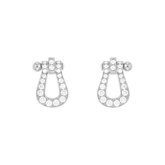 [⭐Luxery]FORCE 10 FULL DIAMOND STUD EARRINGS MINI MODEL