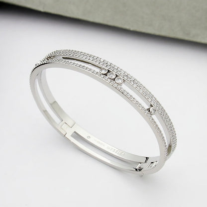 [⭐Luxery]Move Romane pavé bangle