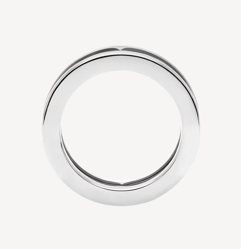 [⭐Luxery]ZERO 1 ONE-BAND WITH OPENWORK LOGO SPIRAL RING