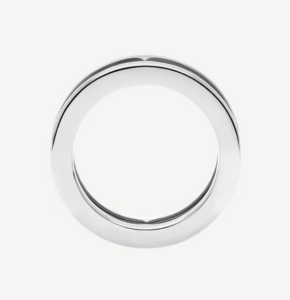 [⭐Luxery]ZERO 1 ONE-BAND WITH OPENWORK LOGO SPIRAL RING