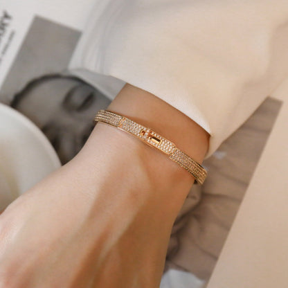 [⭐Luxery]KELLY BRACELET DIAMOND PAVED